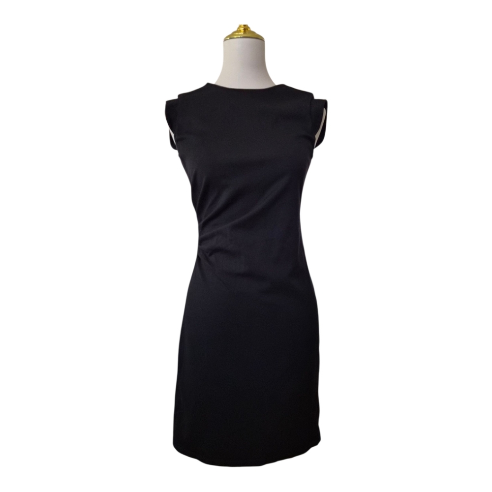 Amanda Uprichard Women’s Black Sleeveless Sheath Dress Size S Little Black Dress